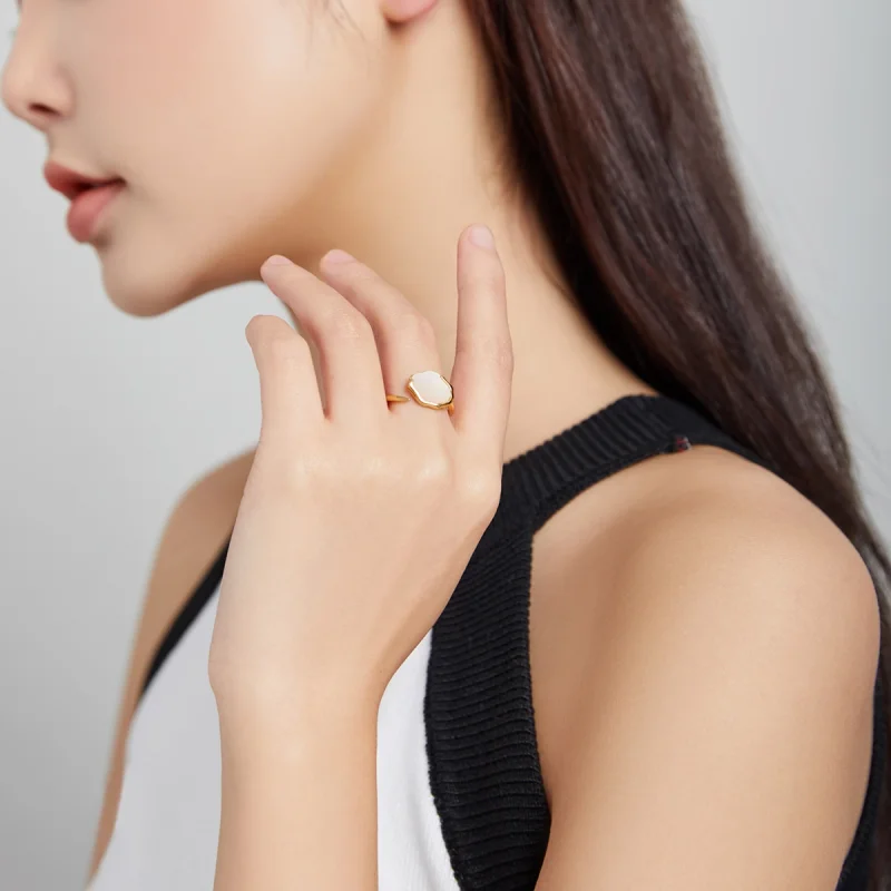 (Bild für) Pandora Perlmutt Ring - BSR174 - Ansicht 6