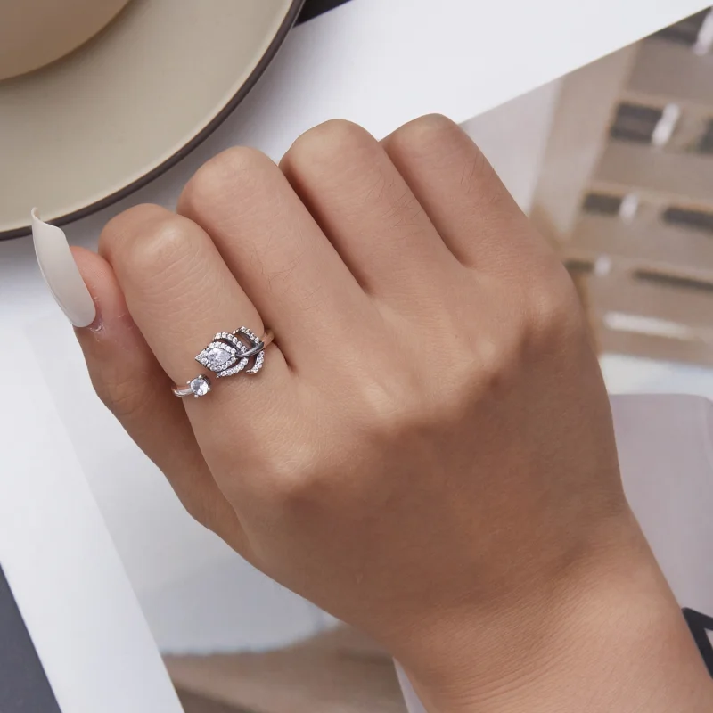 (Bild für) Pandora Pfauenfedern Ring - BSR299 - Ansicht 6