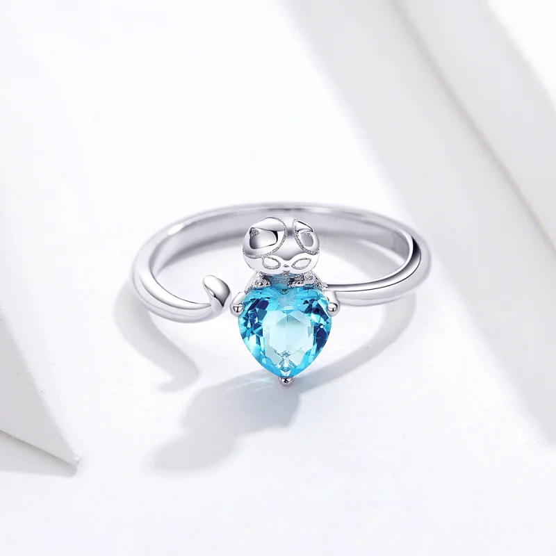 (Bild für) Pandora Ring Blau - SCR533 - Ansicht 6