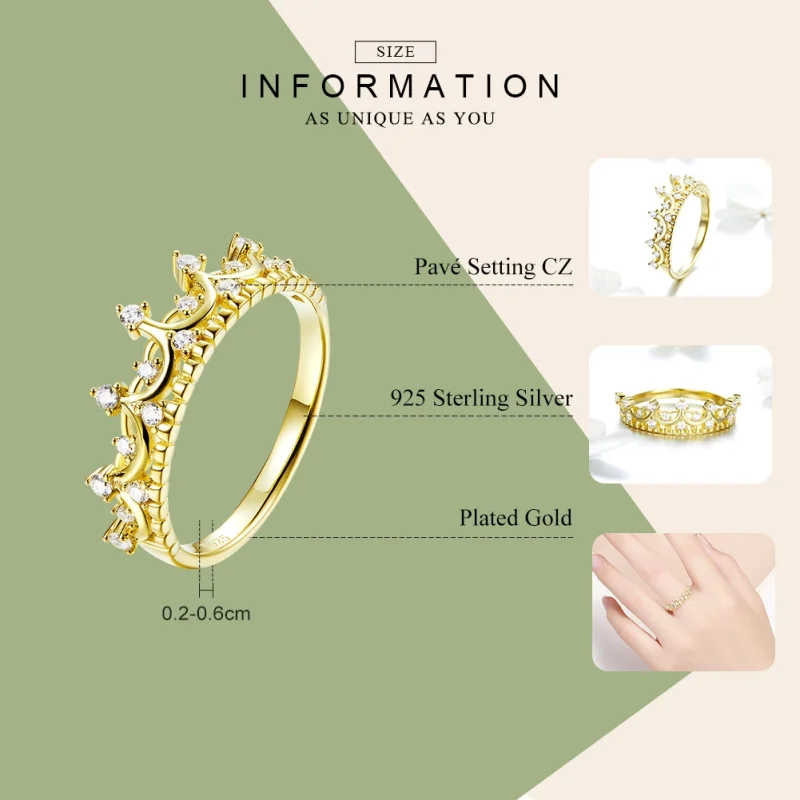 (Bild für) Pandora Ring Gold - SCR493 - Ansicht 3