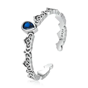(Bild für) Pandora Ring Mit Blauem Stein - SCR767