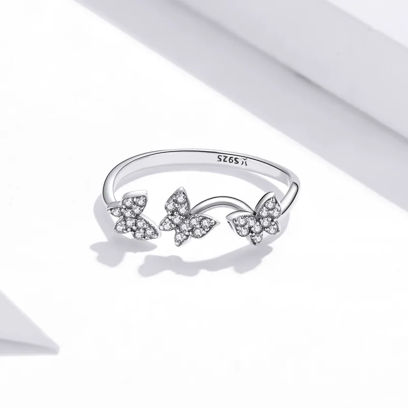 (Bild für) Pandora Ring Schmetterling - SCR704 - Ansicht 3