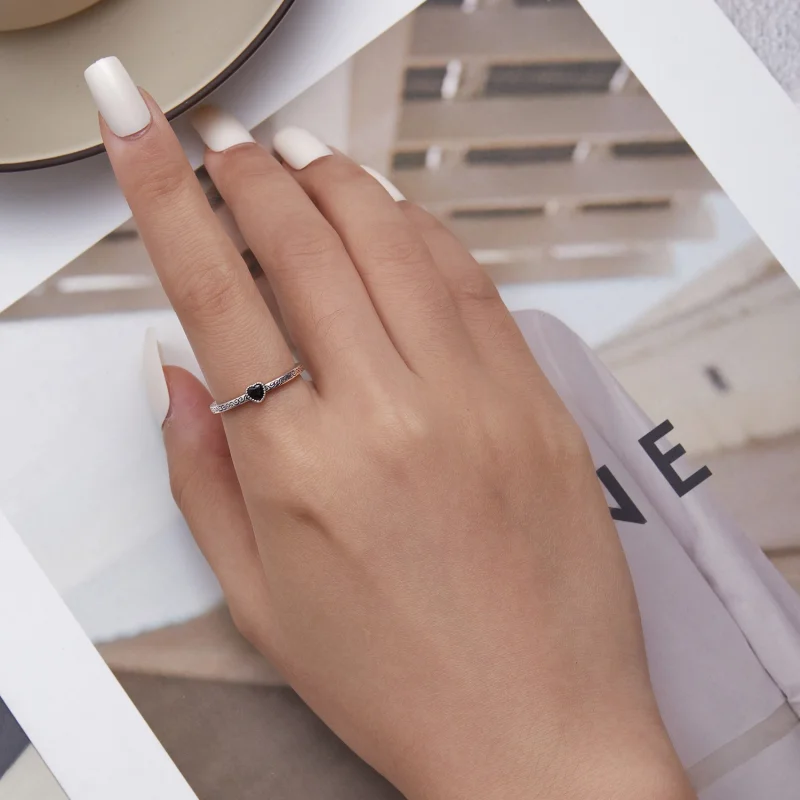 (Bild für) Pandora Ring Schwarz - SCR878 - Ansicht 5
