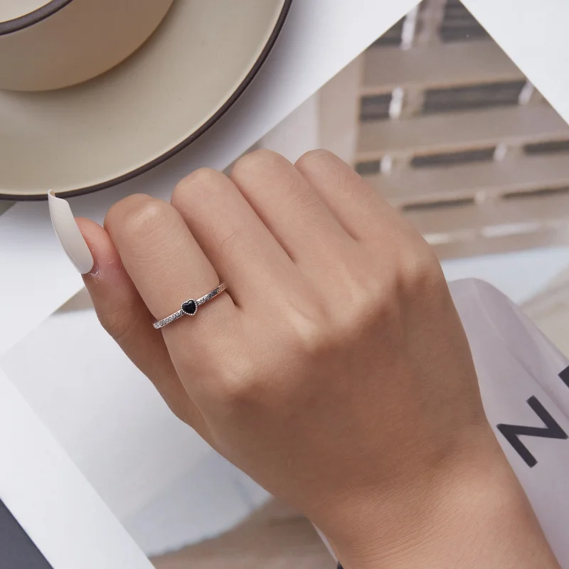 (Bild für) Pandora Ring Schwarz - SCR878 - Ansicht 6