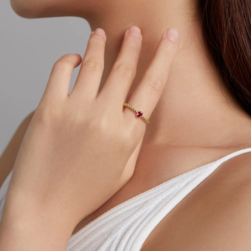 (Bild für) Pandora Ring Tropfen - SCR745 - Ansicht 6