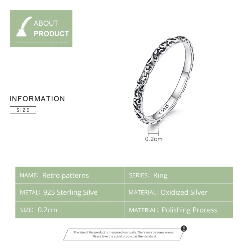 (Bild für) Retro-Ring im Pandora-Stil aus Silber - SCR513 - Ansicht 6