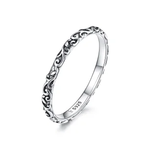 (Bild für) Retro-Ring im Pandora-Stil aus Silber - SCR513