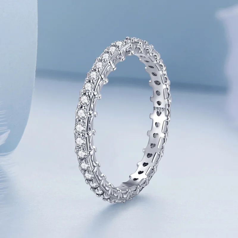 (Bild für) Ring aus Zirkonium im Pandora-Stil mit Musterfarbe - BSR277 - Ansicht 2