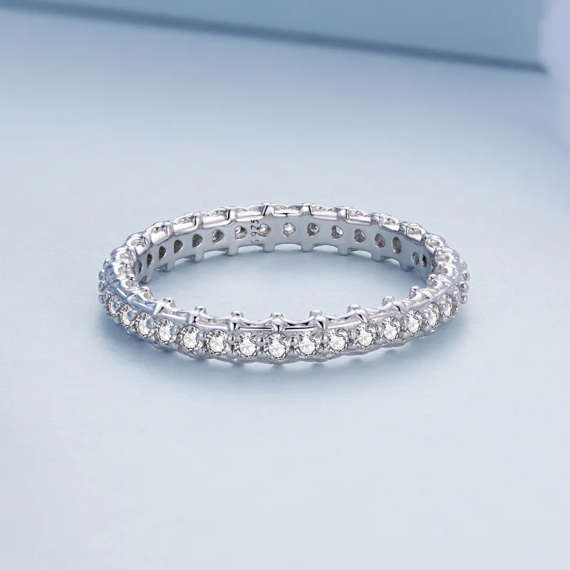 (Bild für) Ring aus Zirkonium im Pandora-Stil mit Musterfarbe - BSR277 - Ansicht 3
