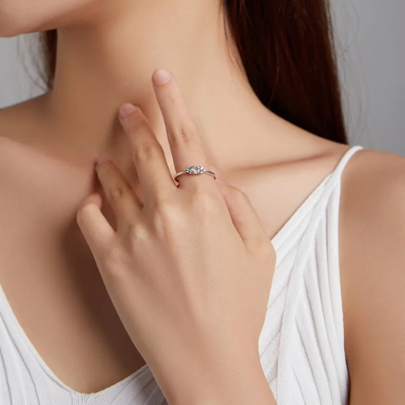(Bild für) Ring der ewigen Liebe im Pandora-Stil - SCR534-PK - Ansicht 4