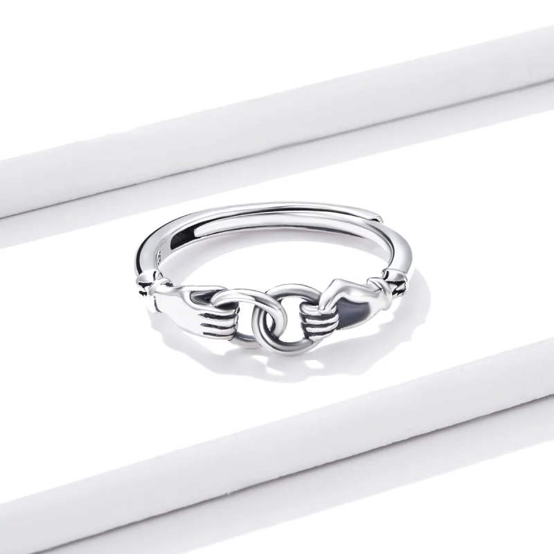 (Bild für) Ring „Handkette“ im Pandora-Stil - BSR183 - Ansicht 3