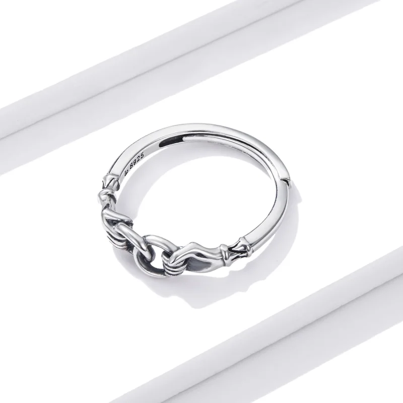 (Bild für) Ring „Handkette“ im Pandora-Stil - BSR183 - Ansicht 4