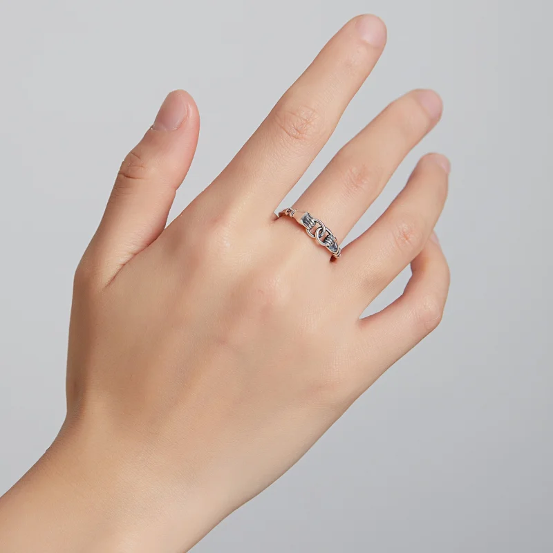 (Bild für) Ring „Handkette“ im Pandora-Stil - BSR183 - Ansicht 7