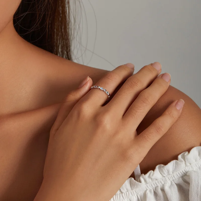 (Bild für) Ring mit Herzband im Pandora-Stil - SCR140 - Ansicht 6