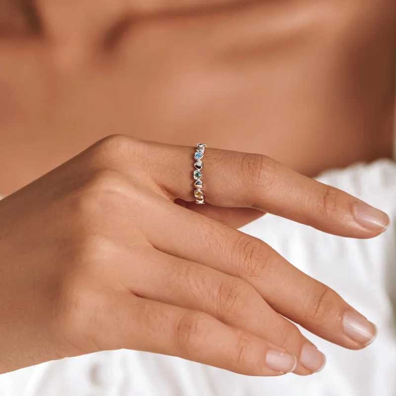 (Bild für) Ring mit Herzband im Pandora-Stil - SCR140 - Ansicht 7