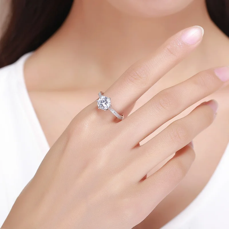 (Bild für) Silberner Eternity-Ring im Pandora-Stil - SCR342 - Ansicht 4