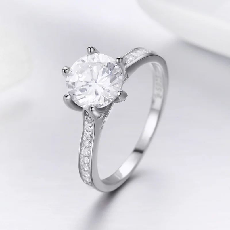 (Bild für) Silberner Eternity-Ring im Pandora-Stil - SCR342 - Ansicht 7