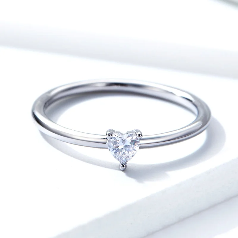 (Bild für) Silberner „Kleines Glück“-Ring im Pandora-Stil - SCR498 - Ansicht 4