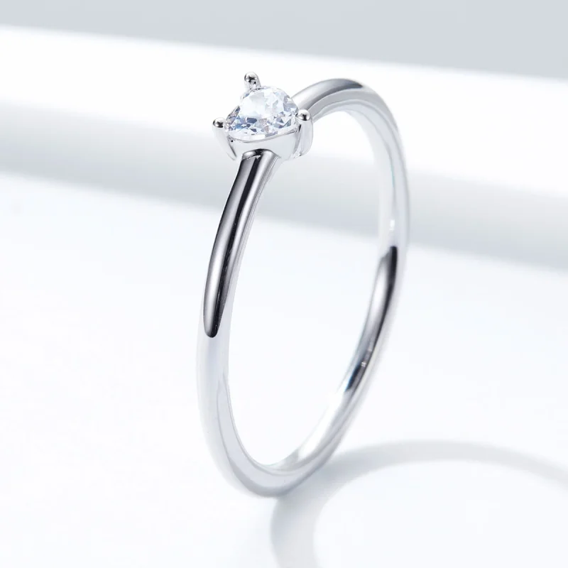 (Bild für) Silberner „Kleines Glück“-Ring im Pandora-Stil - SCR498 - Ansicht 5