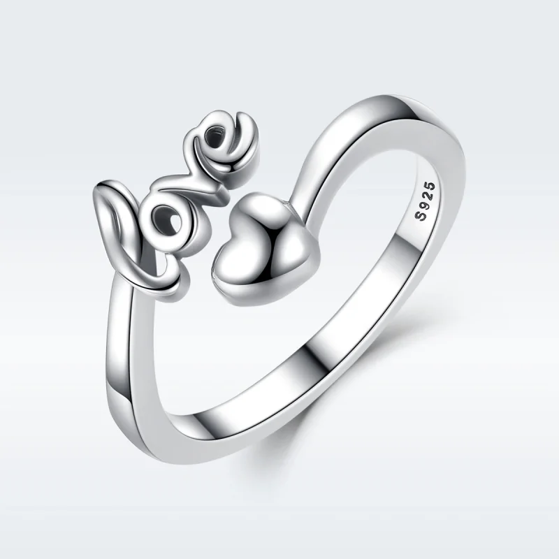 (Bild für) Silberner „Love For You“-Ring im Pandora-Stil - SCR024 - Ansicht 6