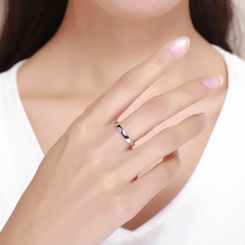 (Bild für) Silberner „Simple Feelings“-Ring im Pandora-Stil - SCR343 - Ansicht 4