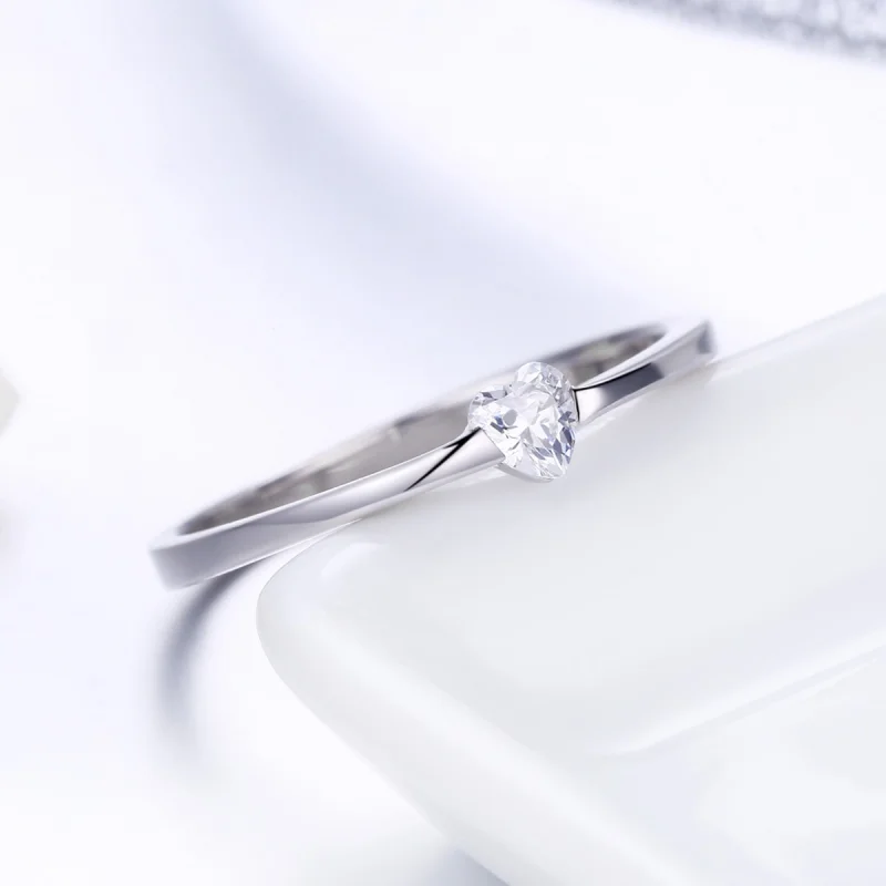 (Bild für) Silberner „Simple Grace“-Ring im Pandora-Stil - SCR450 - Ansicht 6
