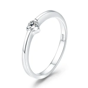 (Bild für) Silberner „Simple Grace“-Ring im Pandora-Stil - SCR450