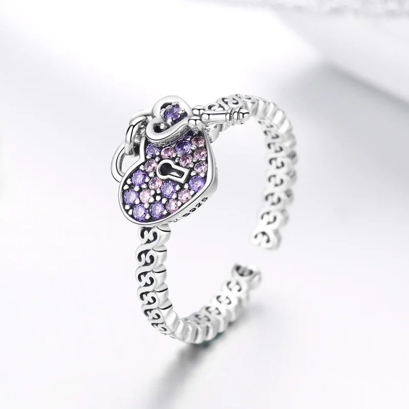 (Bild für) Silberner „Sweet Promise“-Ring im Pandora-Stil - SCR486 - Ansicht 4