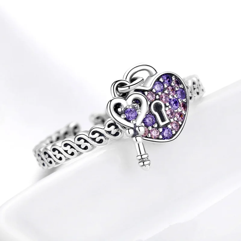 (Bild für) Silberner „Sweet Promise“-Ring im Pandora-Stil - SCR486 - Ansicht 5