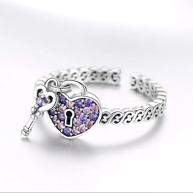 (Bild für) Silberner „Sweet Promise“-Ring im Pandora-Stil - SCR486 - Ansicht 6