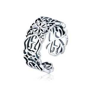 (Bild für) Silberner Vintage-Ring im Pandora-Stil - SCR500