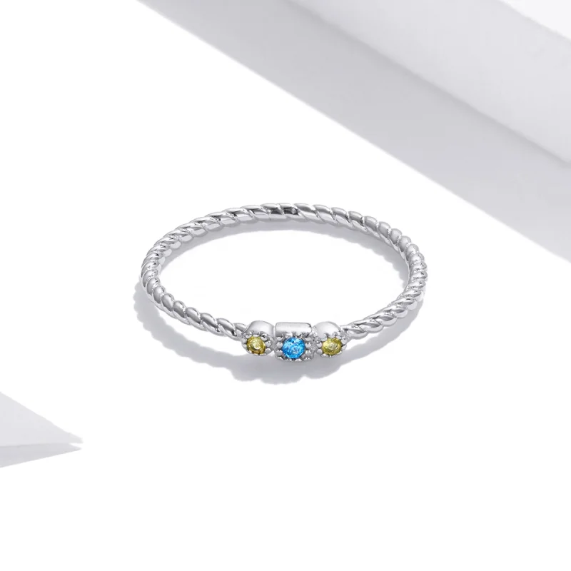 (Bild für) Silberring „Love of Rainbow“ im Pandora-Stil - SCR721 - Ansicht 4