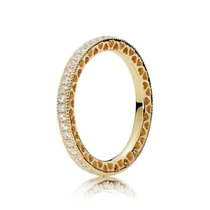 (Bild für) Hearts of PANDORA Ring, PANDORA Shine™ Clear CZ - 167076CZ