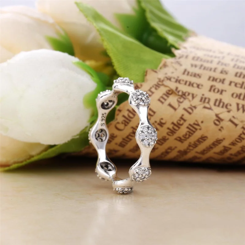 (Bild für) Moderner LovePods™-Ring, PANDORA Rose™ und klare CZ - 187295CZ - Ansicht 3