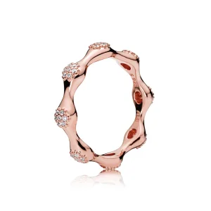 (Bild für) Moderner LovePods™-Ring, PANDORA Rose™ und klare CZ - 187295CZ