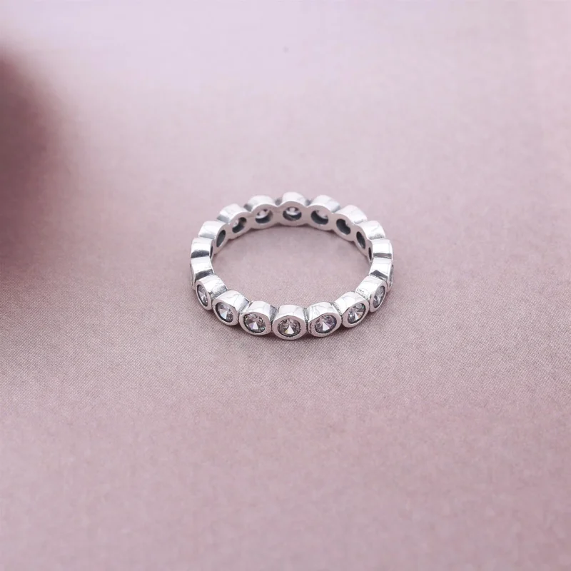 (Bild für) PANDORA Alluring Petite Brilliant Stapelring, klarer Cz - 190941CZ - Ansicht 3