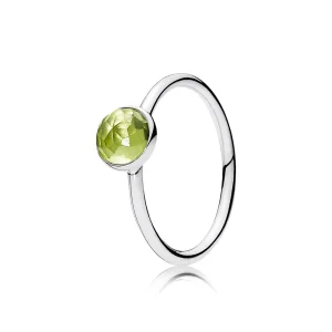(Bild für) PANDORA August Tröpfchen mit Peridot-Ring - 191012PE