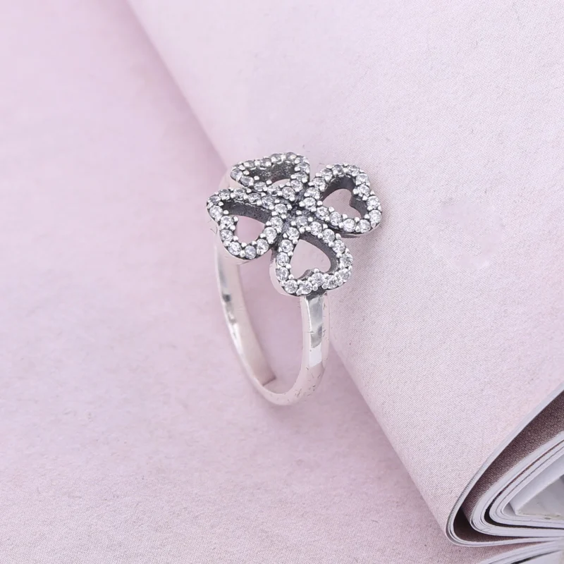 (Bild für) PANDORA Blütenblätter der Liebe, klare CZ-Ringe - 190978CZ - Ansicht 2