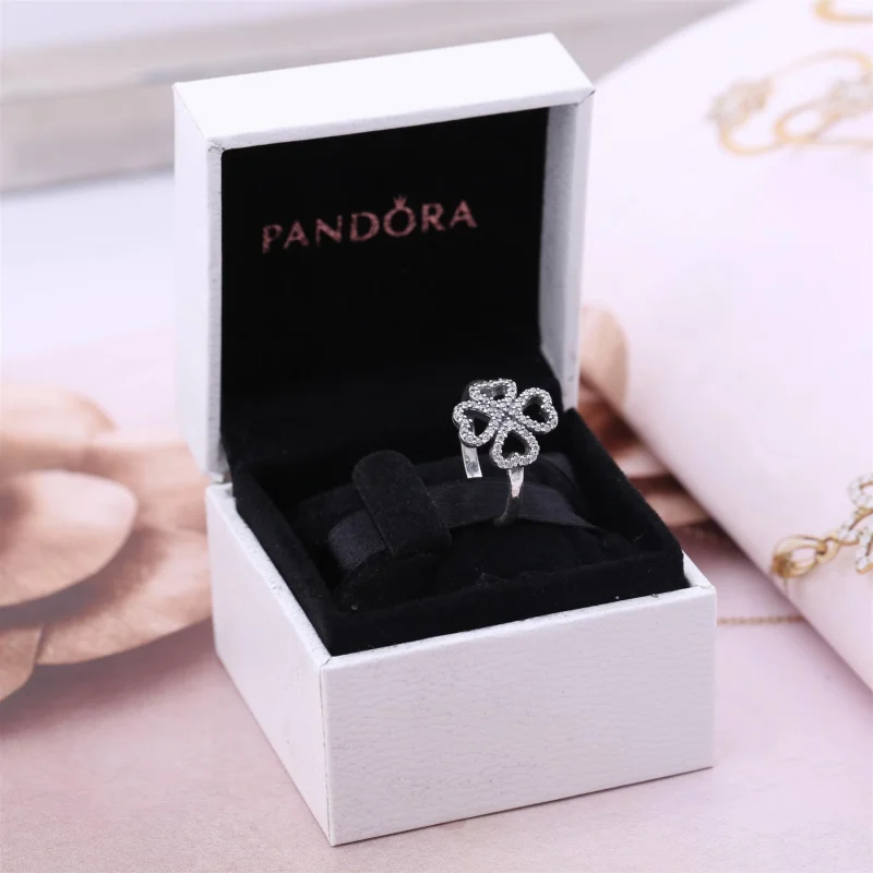 (Bild für) PANDORA Blütenblätter der Liebe, klare CZ-Ringe - 190978CZ - Ansicht 4