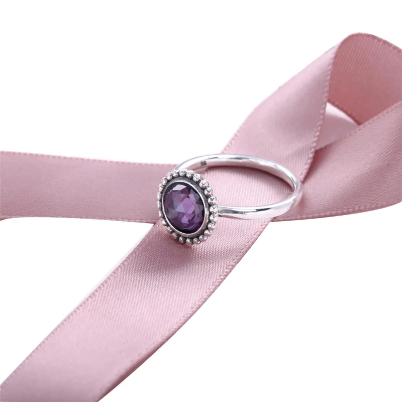 (Bild für) PANDORA Brilliant Legacy Ring, Lila Klar CZ - 190904ACZ - Ansicht 2