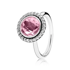 (Bild für) PANDORA Brilliant Legacy Ring, Pink Clear CZ - 190904PCZ