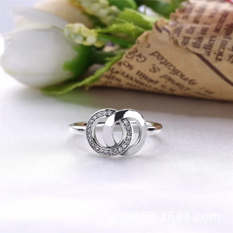 (Bild für) PANDORA Circles Clear CZ Ring - 196326CZ - Ansicht 2