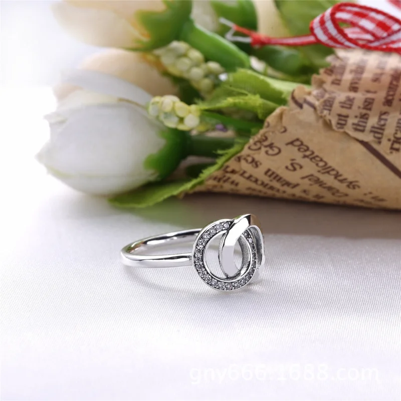 (Bild für) PANDORA Circles Clear CZ Ring - 196326CZ - Ansicht 4