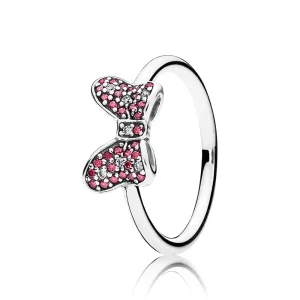 (Bild für) PANDORA Disney, Minnies funkelnde Schleifenringe - 190956CZR