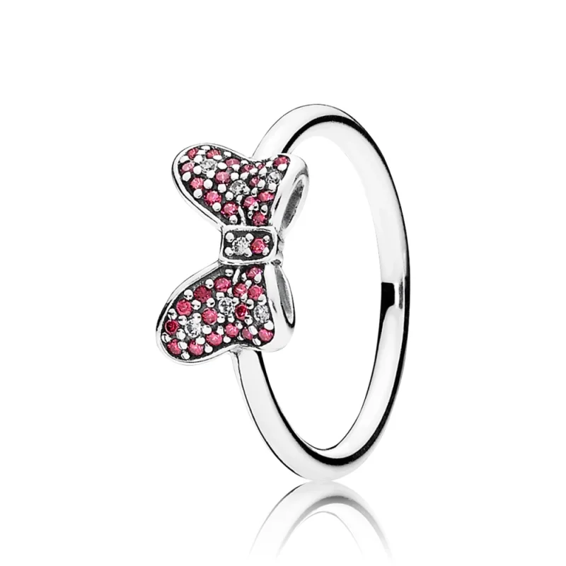 (Bild für) PANDORA Disney, Minnies funkelnde Schleifenringe - 190956CZR