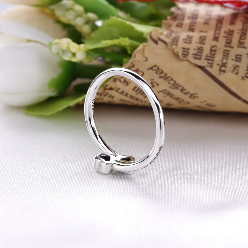 (Bild für) PANDORA Forever Hearts, klarer CZ-Ring - 191023CZ - Ansicht 3