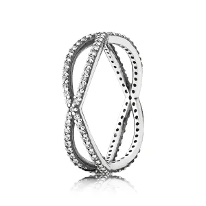 (Bild für) PANDORA Funkelnder Crossover-Ring - 190930CZ