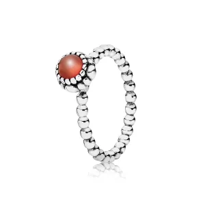 (Bild für) Pandora Geburtsstein Ring Juli - 190854CAR