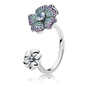 (Bild für) PANDORA Glorious Blooms Ring, mehrfarbige CZ - 197086NRPMX