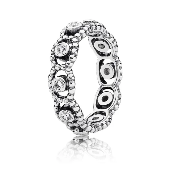 (Bild für) PANDORA Her Majesty Ring mit klarem CZ - 190881CZ